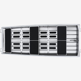 Perahu Beralas Datar Balok Lebar Aluminium 10 kaki