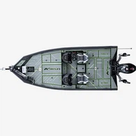Perahu Bass Aluminium 19 kaki