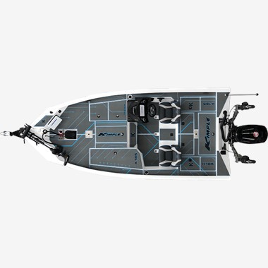 Perahu Bass Aluminium 2022 18 kaki