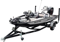Perahu Bass Konsol Samping Aluminium 17 Kaki